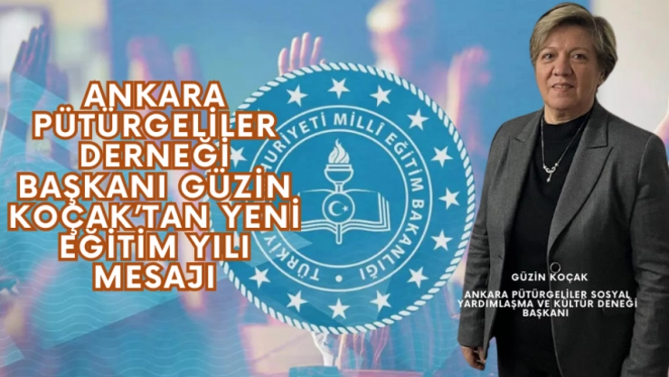 Pütürgeliler Derneği Başkanı'ndan Öğrencilere Başarı Dileği