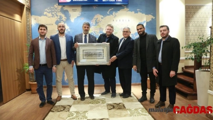 Rektör Polat, Filistinli heyeti kabul etti