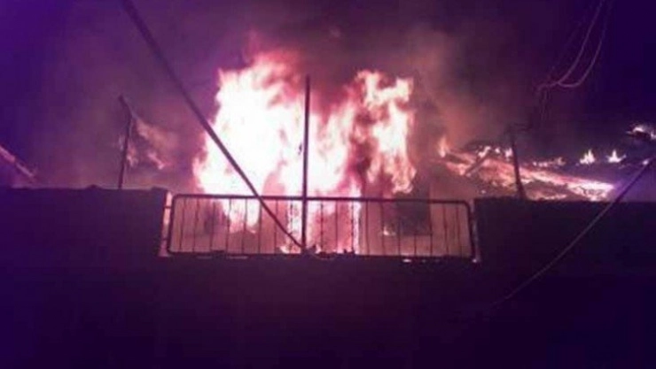 Safranbolu'da çıkan yangında bir ev kül oldu