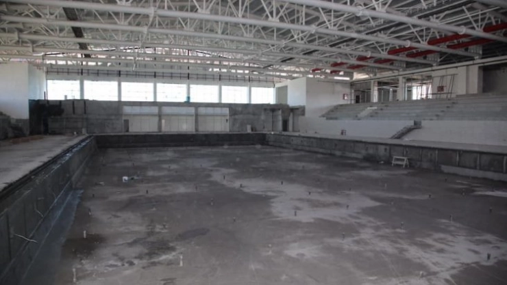 Salih Ayhan ve İsmet Yılmaz spor tesislerini inceledi