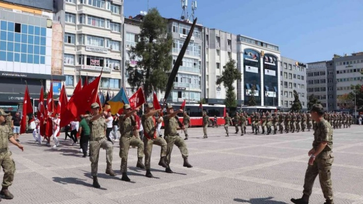 Samsun'da 30 Ağustos Zafer Bayramı provası