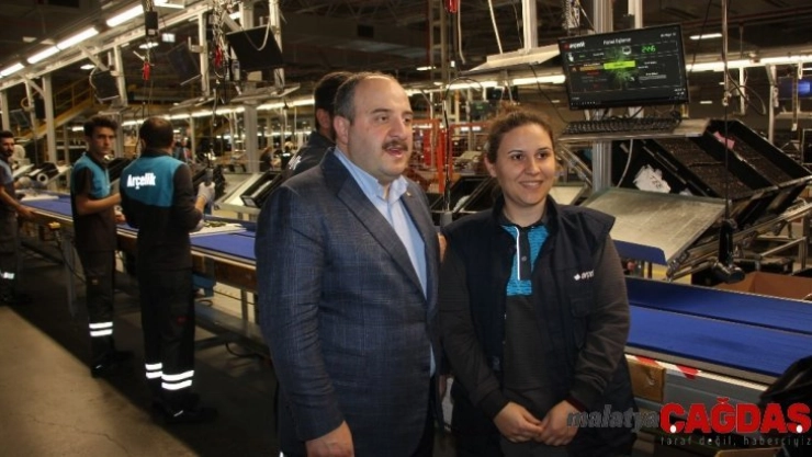 Sanayi Bakanı Varank, Tekirdağ'da fabrikaları ziyaret etti