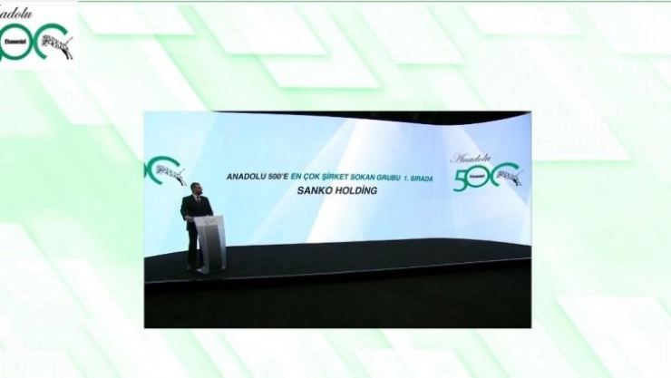 Sanko Holding'e listede en fazla şirketi bulunan grup ödülü