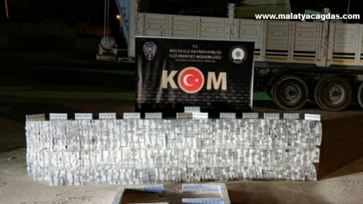 Şanlıurfa'da binlerce paket gümrük kaçağı sigara ele geçirildi