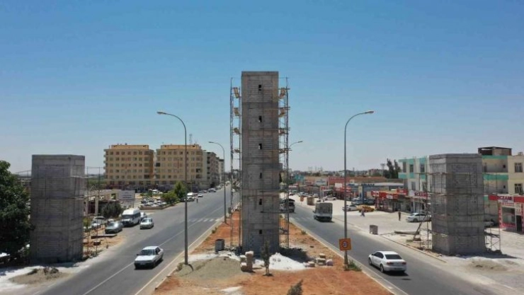 Şanlıurfa'da üst geçitlerde çalışmalar hızlandı