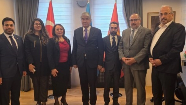 SATKOF Başkanı Bay'dan Sultan Raev'e ziyaret