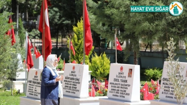 Şehit anneleriyle duygsal buluşma