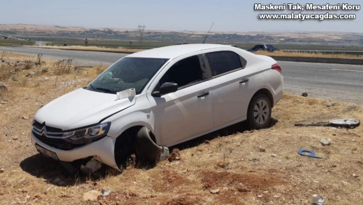 Silvan'da trafik kazası: 1 yaralı