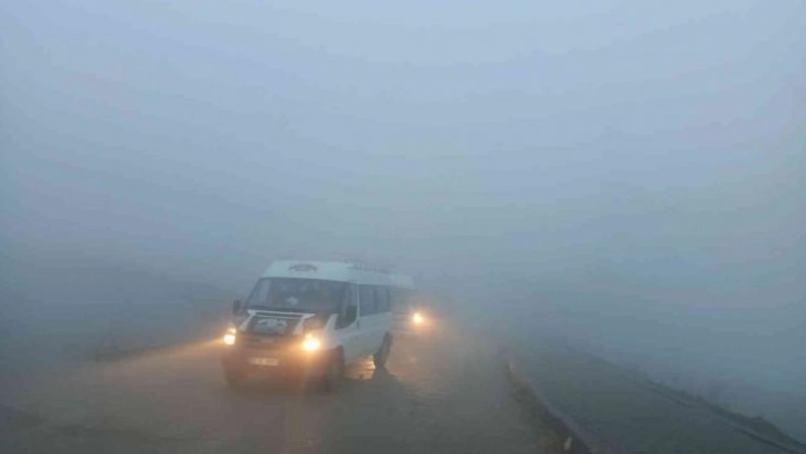 Sincik'te sis etkili oldu