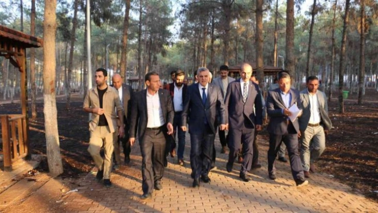 Sınır ilçesindeki çalışmalar istişare edildi