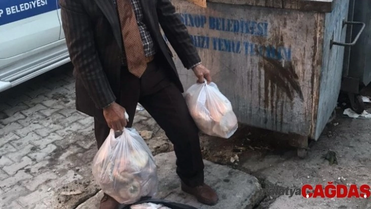 Sinop'ta ekmek israfı