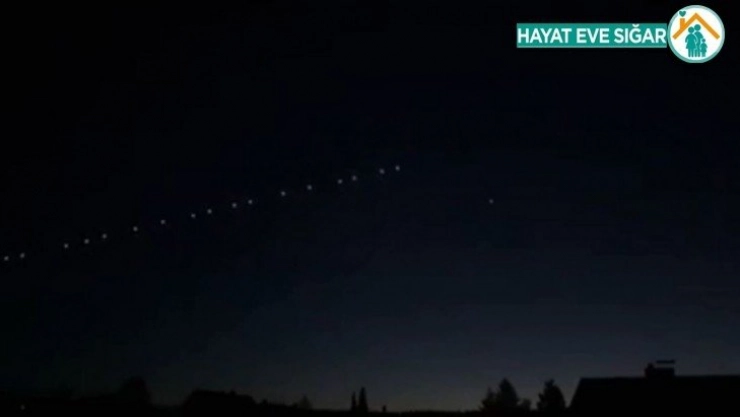 Siverek semalarında görülen ışıklar heyecana neden oldu
