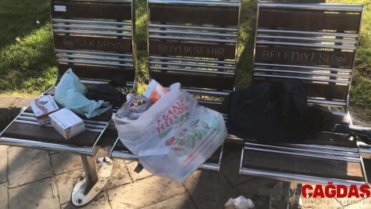 Şüpheli çantayı almaya çalışan şahıs gözaltına alındı