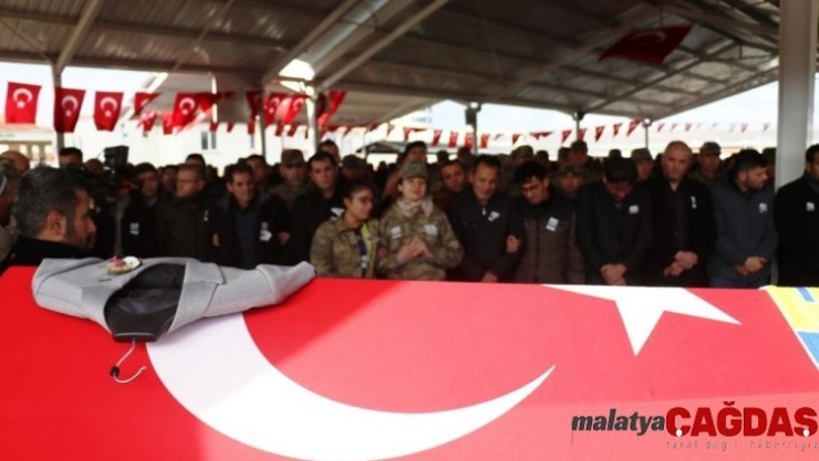 Suriye şehidi son yolculuğuna uğurlandı