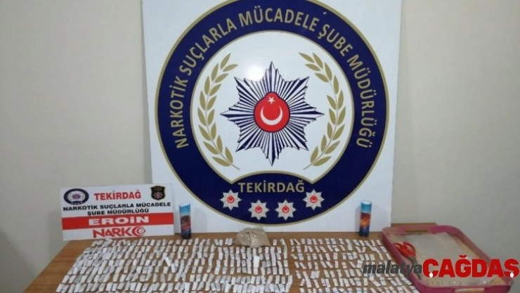 Tekirdağ'da uyuşturucu operasyonu