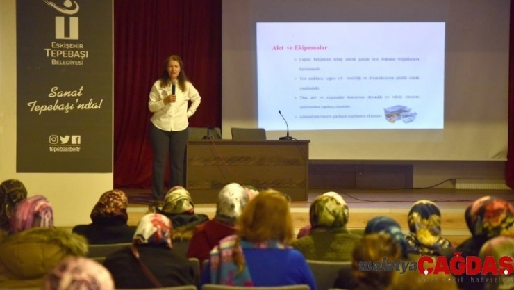 Tepebaşı'nda üretici kadınlara hijyen ve tarım eğitimi