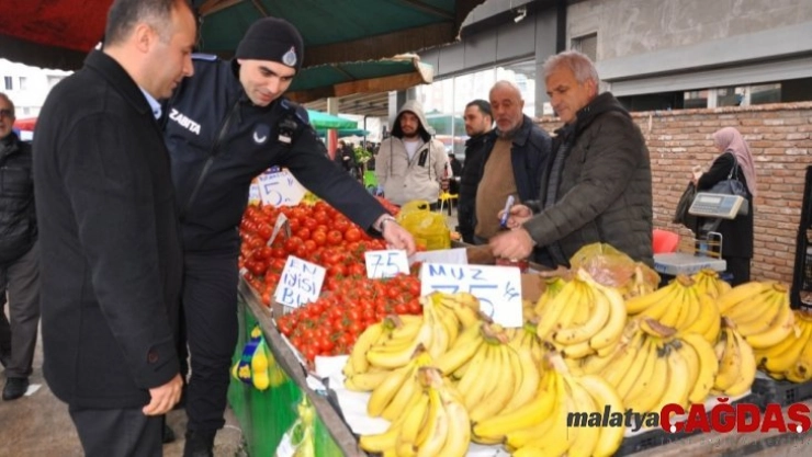 Terme'de pazarlar denetim altında