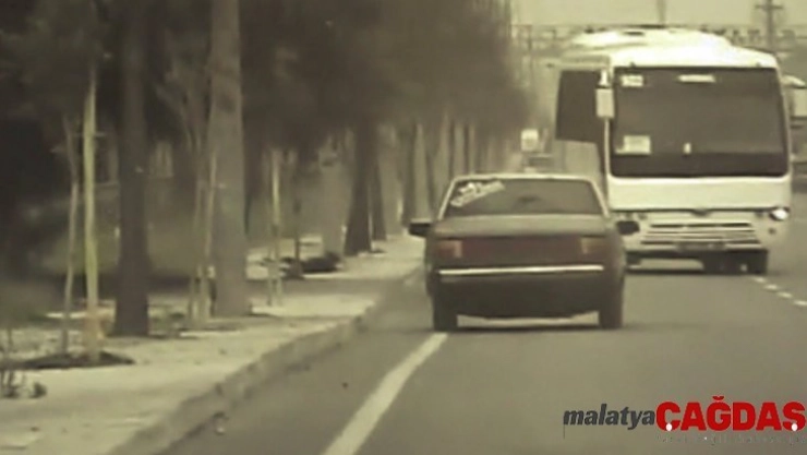 Ters yöndeki driftçiye 15 bin lira ceza