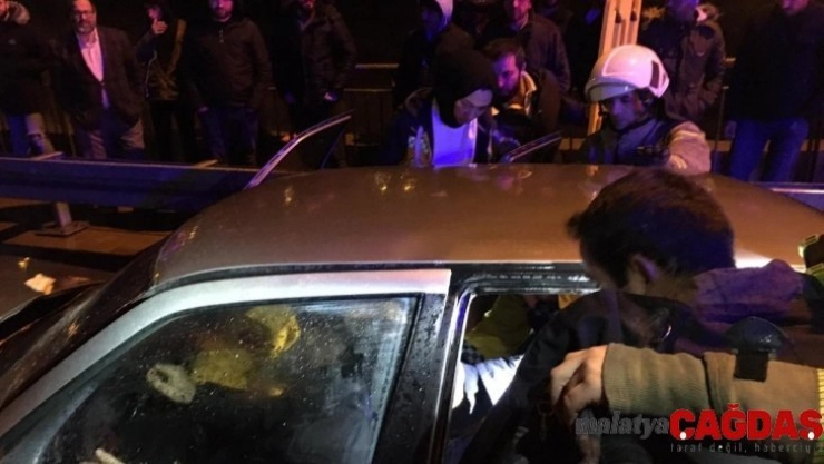 Ters yöne giren araç kazaya neden oldu: 7 yaralı