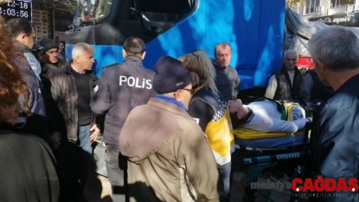 TIR'ın altında kalan ortaokul öğrencisinin ayağı kırıldı