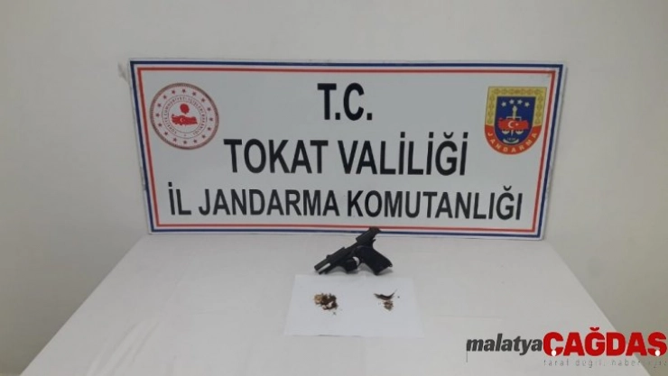 Tokat'ta esrar operasyonu, 2 gözaltı