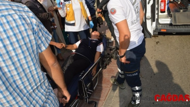 Traktörün çarptığı öğrenci yaralandı