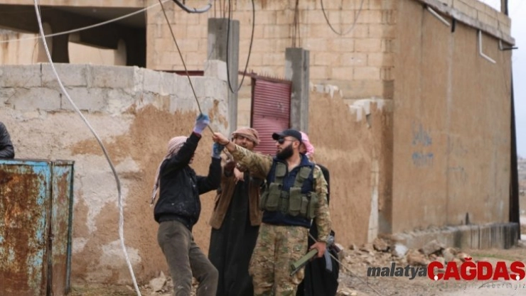 Türkiye'den Tal Abyad'a elektrik