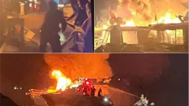 Tuzla'da tekne yangını: 4 tekne kül oldu