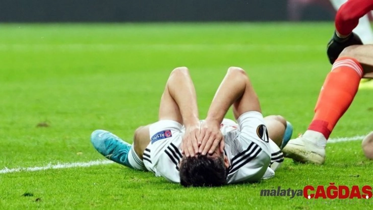 UEFA Avrupa Ligi: Beşiktaş: 0 - Slovan Bratislava: 1 (İlk yarı)