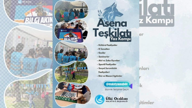 Ülkü Ocakları Asena Birimi'nden Yaz Kampı Hamlesi