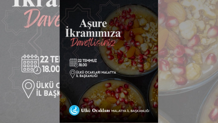 Ülkü Ocakları'ndan Aşure İkramı: Malatya Halkı Davetli
