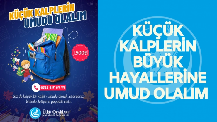 Ülkü Ocakları'ndan Küçük Kalplere Büyük Destek