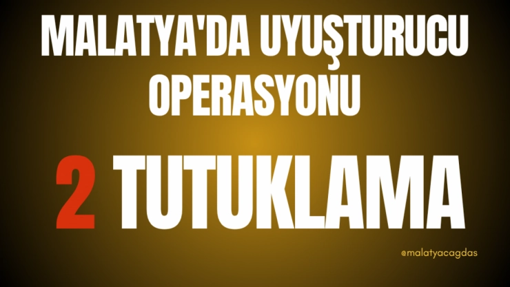 Uyuşturucu operasyonunda 2 zanlı tutuklandı