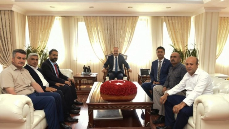 Vali Canalp, güvenlik korucularıyla bir araya geldi