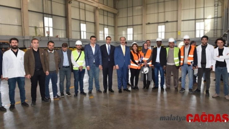Vali Erin fabrikaları ziyaret etti