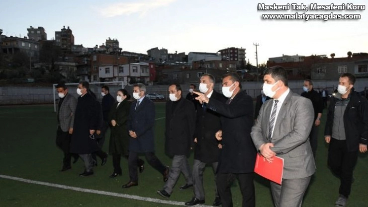 Vali ve milletvekilleri kamu yatırımlarını inceledi