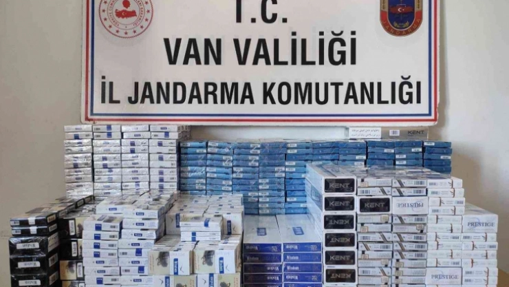 Van'da 15 bin 128 paket kaçak sigara ele geçirildi