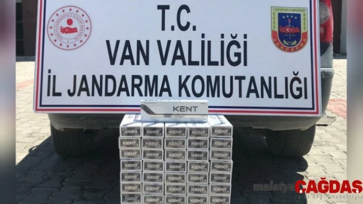 Van'da 520 paket kaçak sigara ele geçirildi