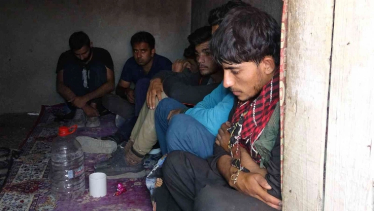 Van'da kömürlükte 13 göçmen yakalandı