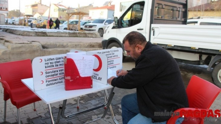 Varto'da kan bağışı kampanyası