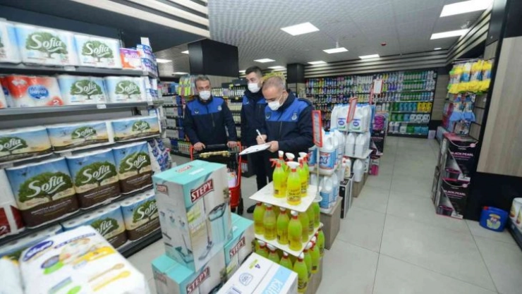 Yakutiye zabıtası marketleri denetledi