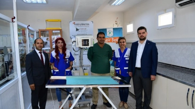 Yaralı hayvanlar için röntgen cihazı