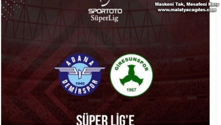 Yeni Malatyaspor'dan Süper Lig'in yeni ekiplerine tebrik