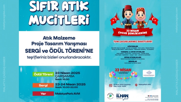 Yeşilyurt Belediyesi'nden 23 Nisan Coşkusuna Özel Etkinlikler!