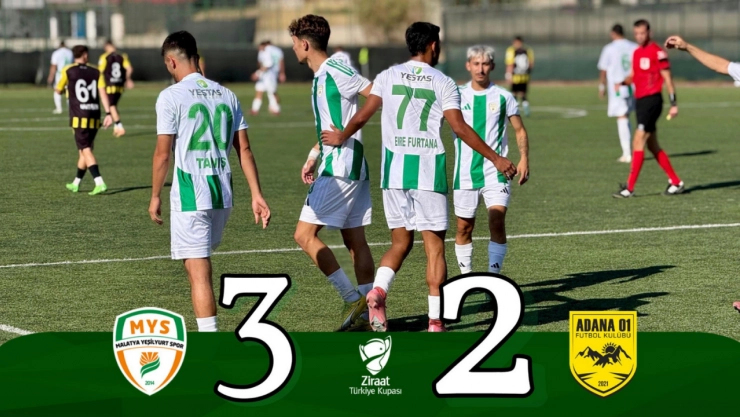 Yeşilyurt Belediyespor, Türkiye Kupası'nda Turladı!