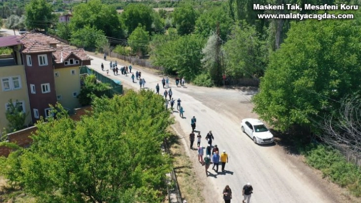 Yeşilyurt'ta doğa yürüyüşü yapıldı