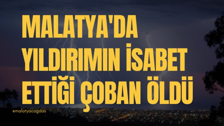 Yıldırımın çarptığı çoban hayatını kaybetti