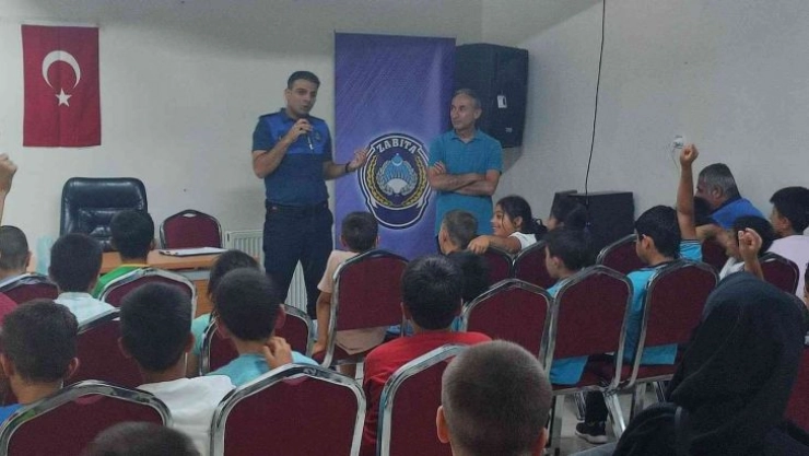 Zabıta müdürlüğünden öğrencilere bilinçli tüketici eğitimi