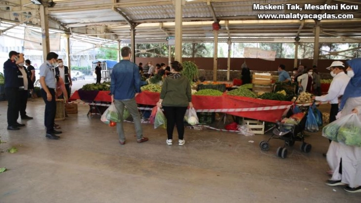 Zabıtadan pazarlara sıkı denetim