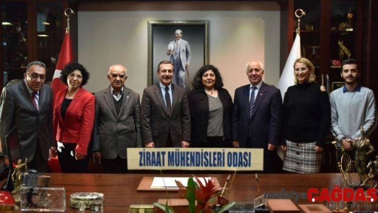 Ziraat mühendisleri Başkan Ataç'ı ziyaret etti